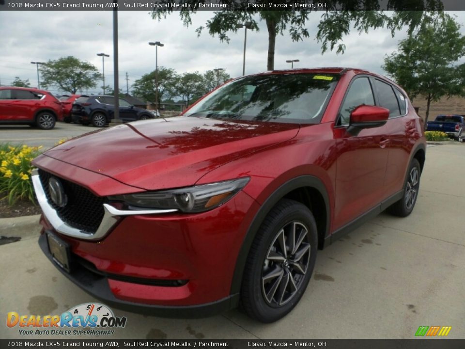 2018 Mazda CX-5 Grand Touring AWD Soul Red Crystal Metallic / Parchment Photo #1