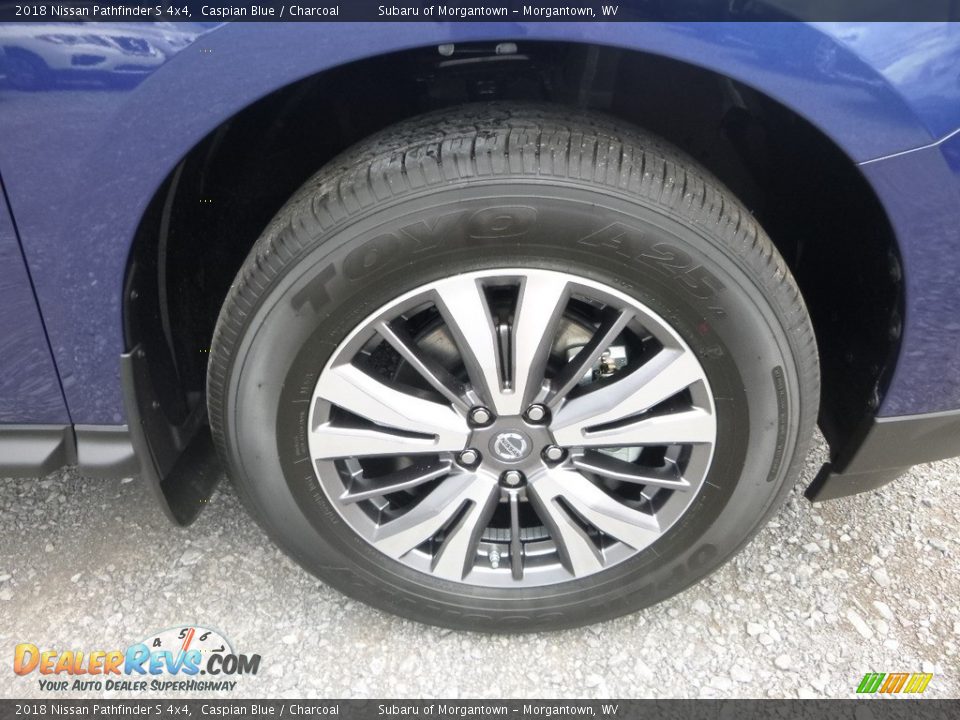 2018 Nissan Pathfinder S 4x4 Caspian Blue / Charcoal Photo #2