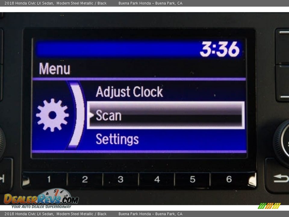 2018 Honda Civic LX Sedan Modern Steel Metallic / Black Photo #30