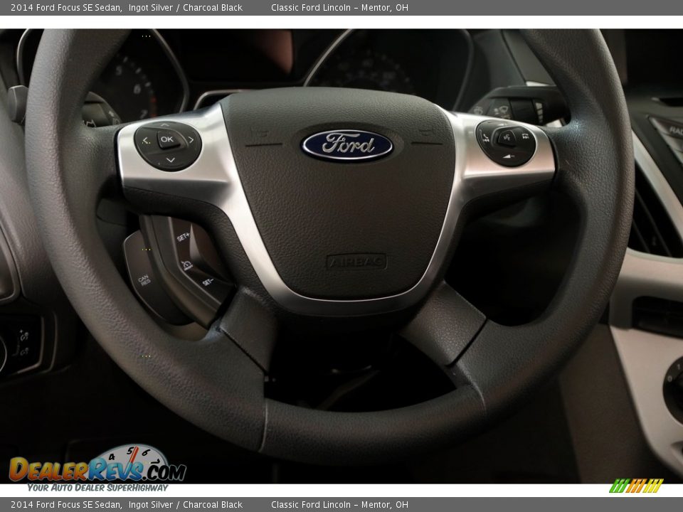 2014 Ford Focus SE Sedan Ingot Silver / Charcoal Black Photo #6