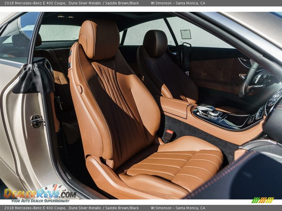 2018 Mercedes-Benz E 400 Coupe Dune Silver Metallic / Saddle Brown/Black Photo #2
