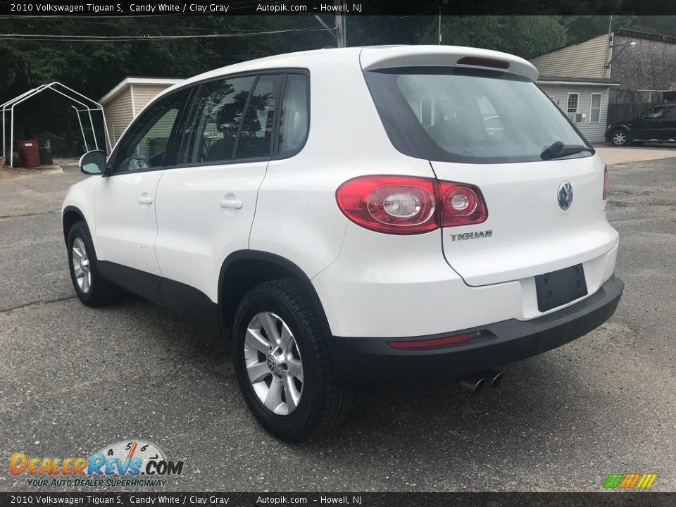 2010 Volkswagen Tiguan S Candy White / Clay Gray Photo #5