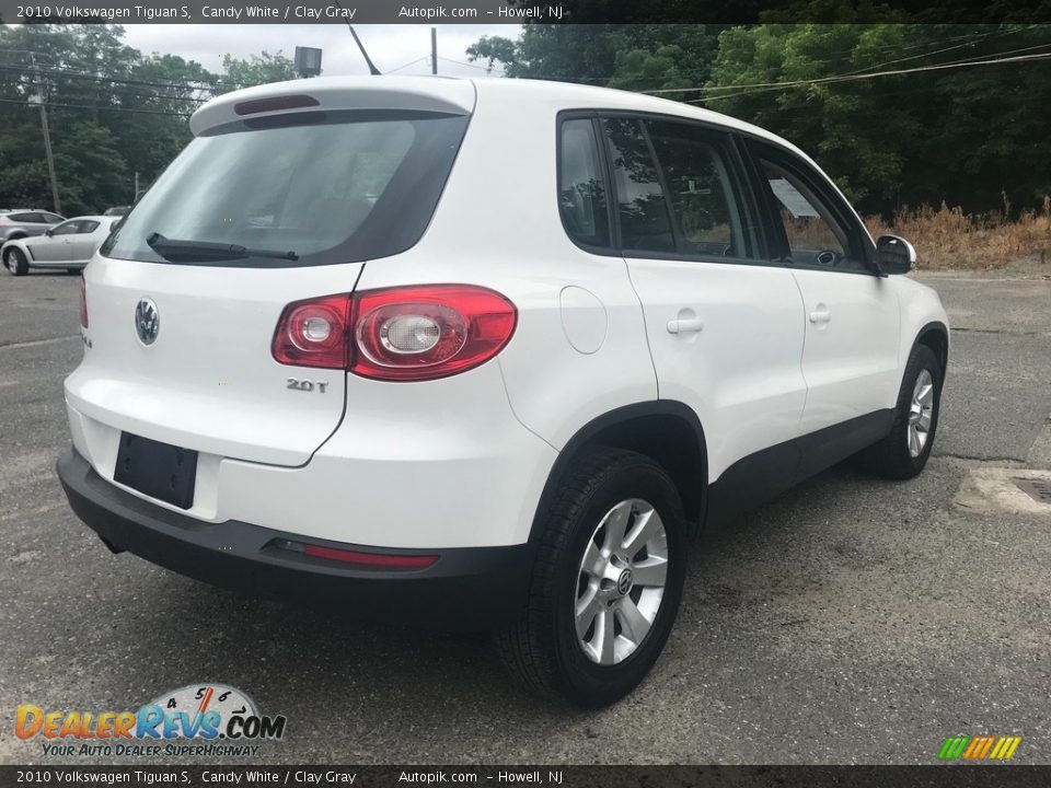 2010 Volkswagen Tiguan S Candy White / Clay Gray Photo #8