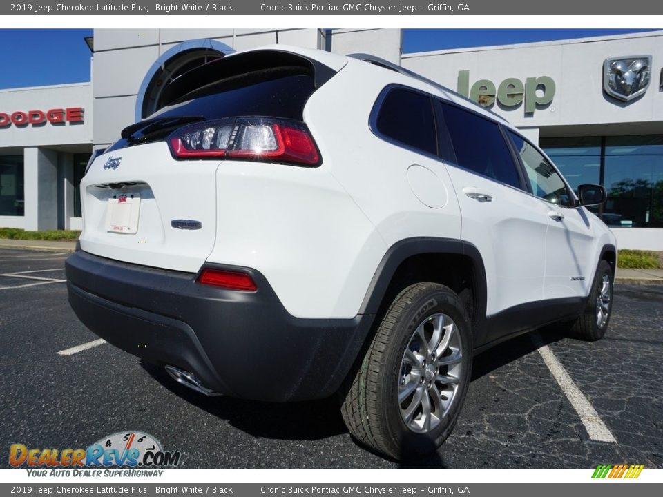 2019 Jeep Cherokee Latitude Plus Bright White / Black Photo #9