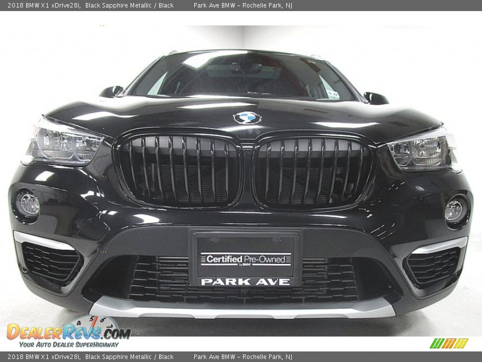 2018 BMW X1 xDrive28i Black Sapphire Metallic / Black Photo #9