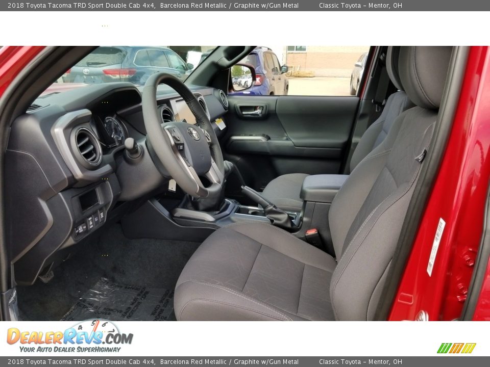 Graphite w/Gun Metal Interior - 2018 Toyota Tacoma TRD Sport Double Cab 4x4 Photo #3