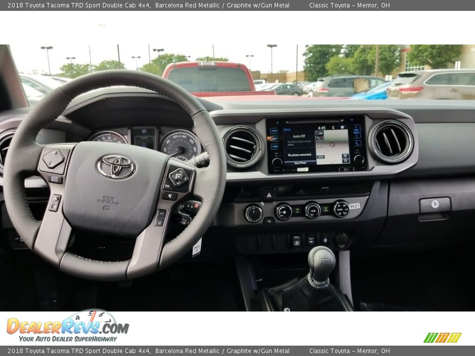 Dashboard of 2018 Toyota Tacoma TRD Sport Double Cab 4x4 Photo #5