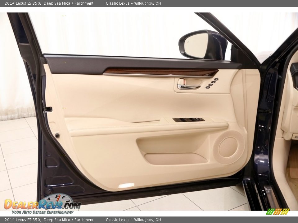 2014 Lexus ES 350 Deep Sea Mica / Parchment Photo #4