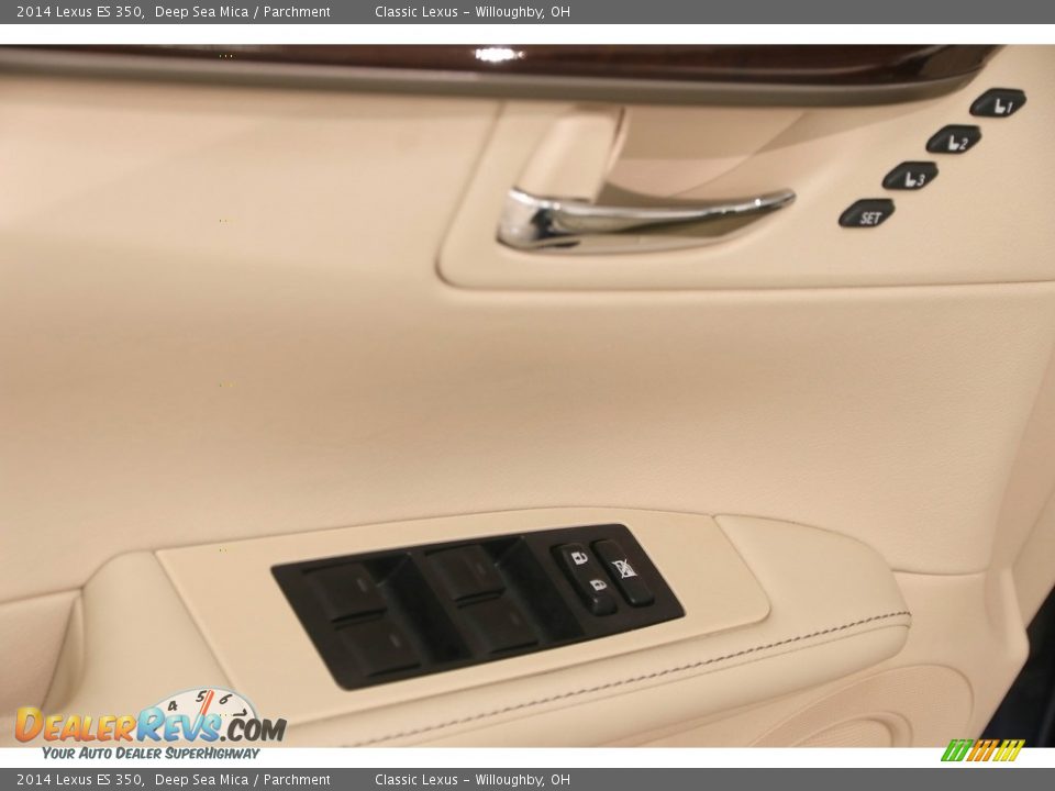 2014 Lexus ES 350 Deep Sea Mica / Parchment Photo #5