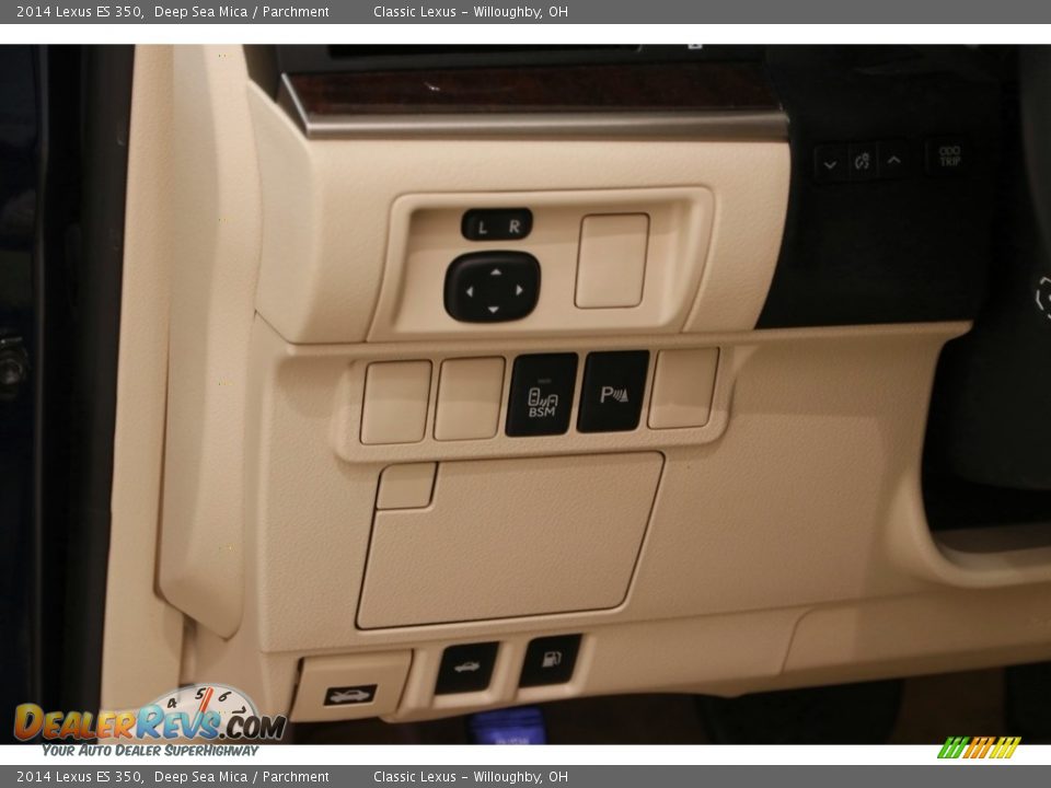 2014 Lexus ES 350 Deep Sea Mica / Parchment Photo #7
