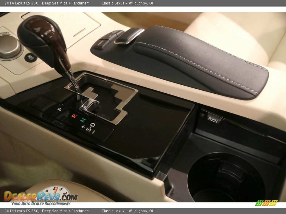 2014 Lexus ES 350 Deep Sea Mica / Parchment Photo #27