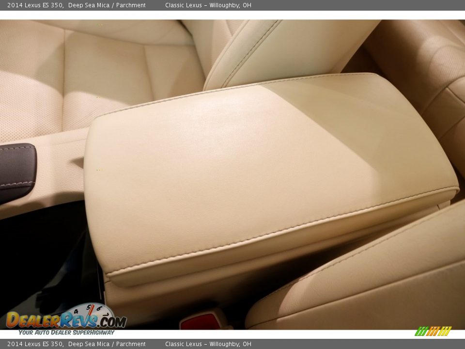 2014 Lexus ES 350 Deep Sea Mica / Parchment Photo #29
