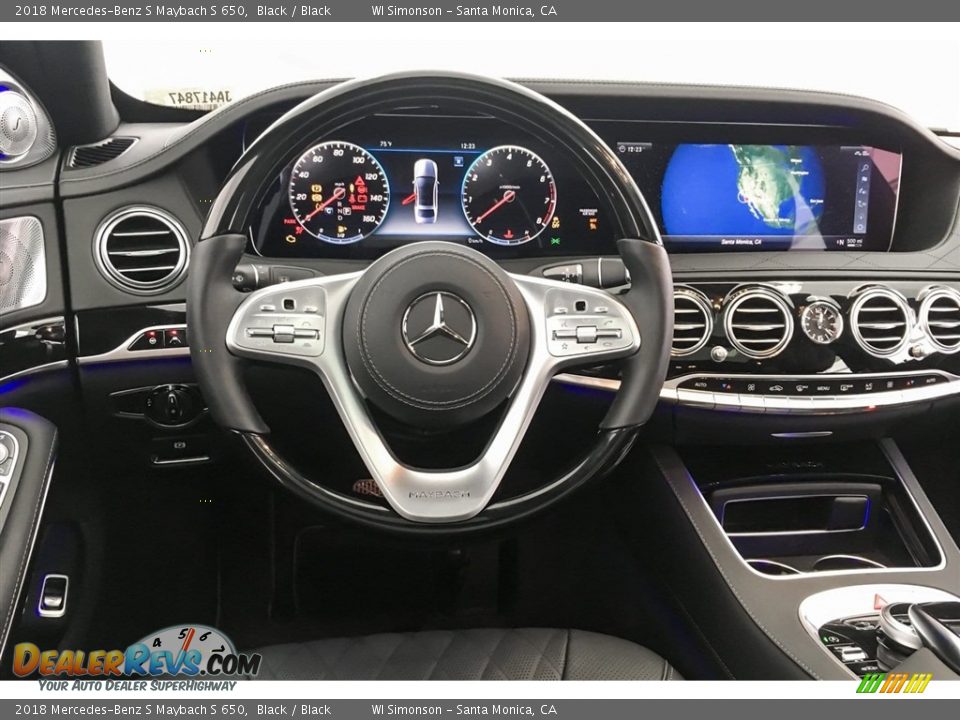 2018 Mercedes-Benz S Maybach S 650 Steering Wheel Photo #4