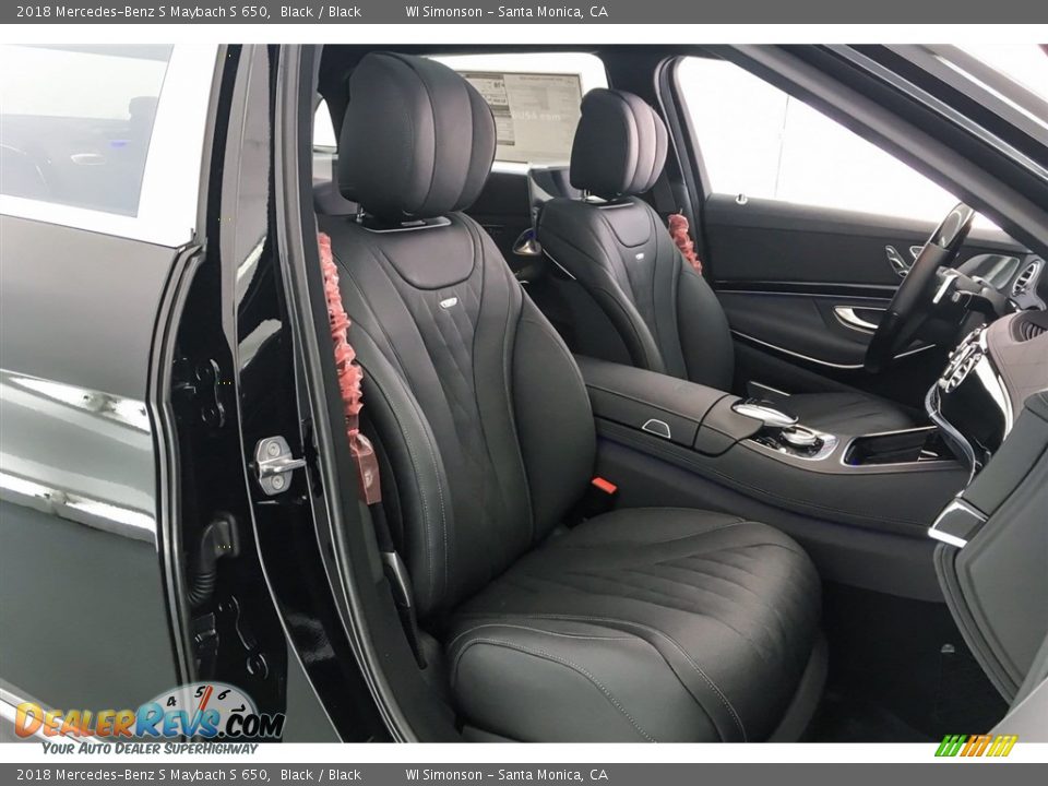 Black Interior - 2018 Mercedes-Benz S Maybach S 650 Photo #6