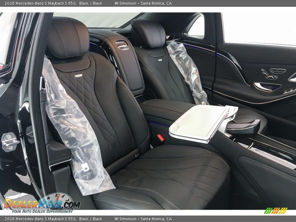 Rear Seat of 2018 Mercedes-Benz S Maybach S 650 Photo #15