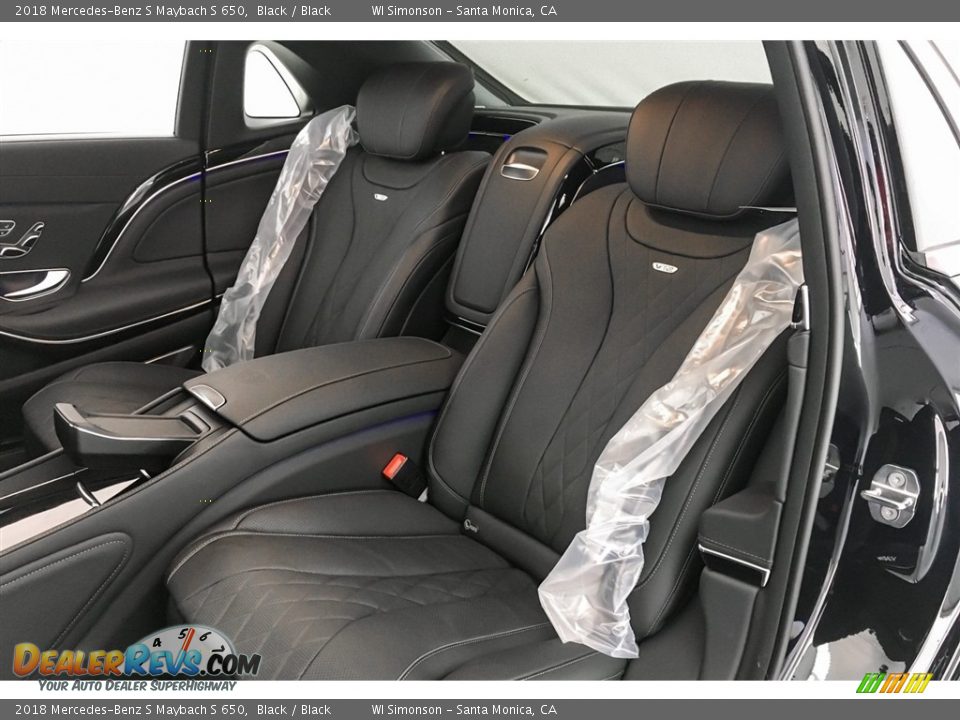 Rear Seat of 2018 Mercedes-Benz S Maybach S 650 Photo #17