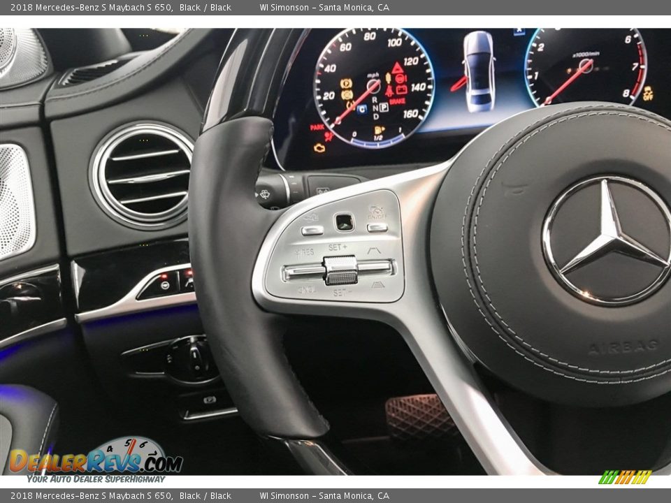2018 Mercedes-Benz S Maybach S 650 Steering Wheel Photo #18