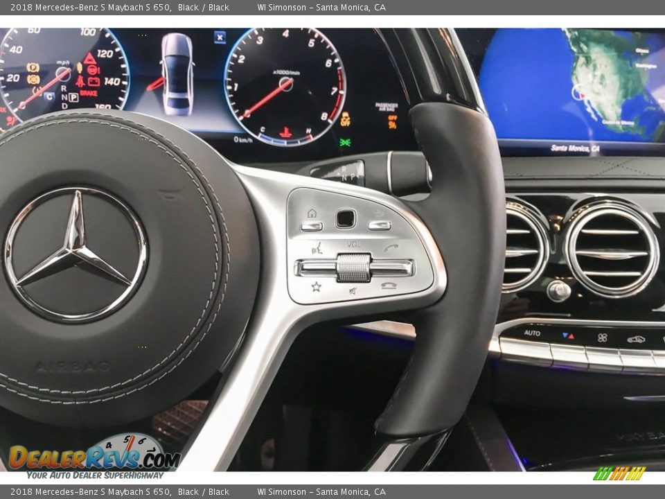 2018 Mercedes-Benz S Maybach S 650 Steering Wheel Photo #19