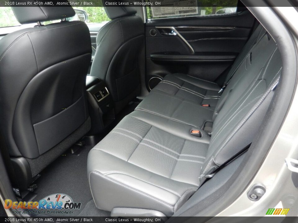 Rear Seat of 2018 Lexus RX 450h AWD Photo #3