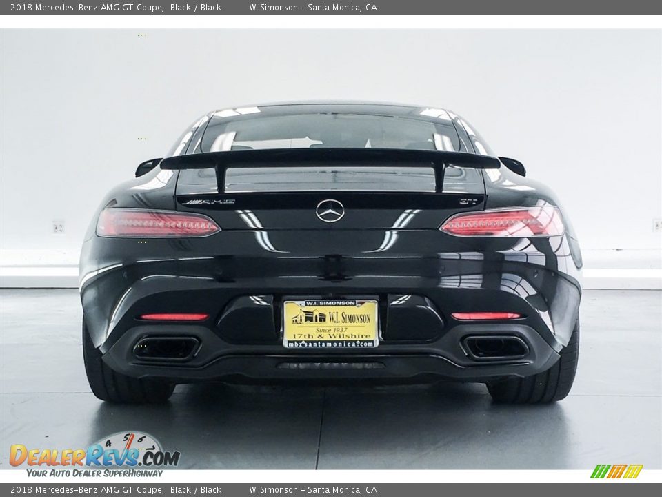 2018 Mercedes-Benz AMG GT Coupe Black / Black Photo #3