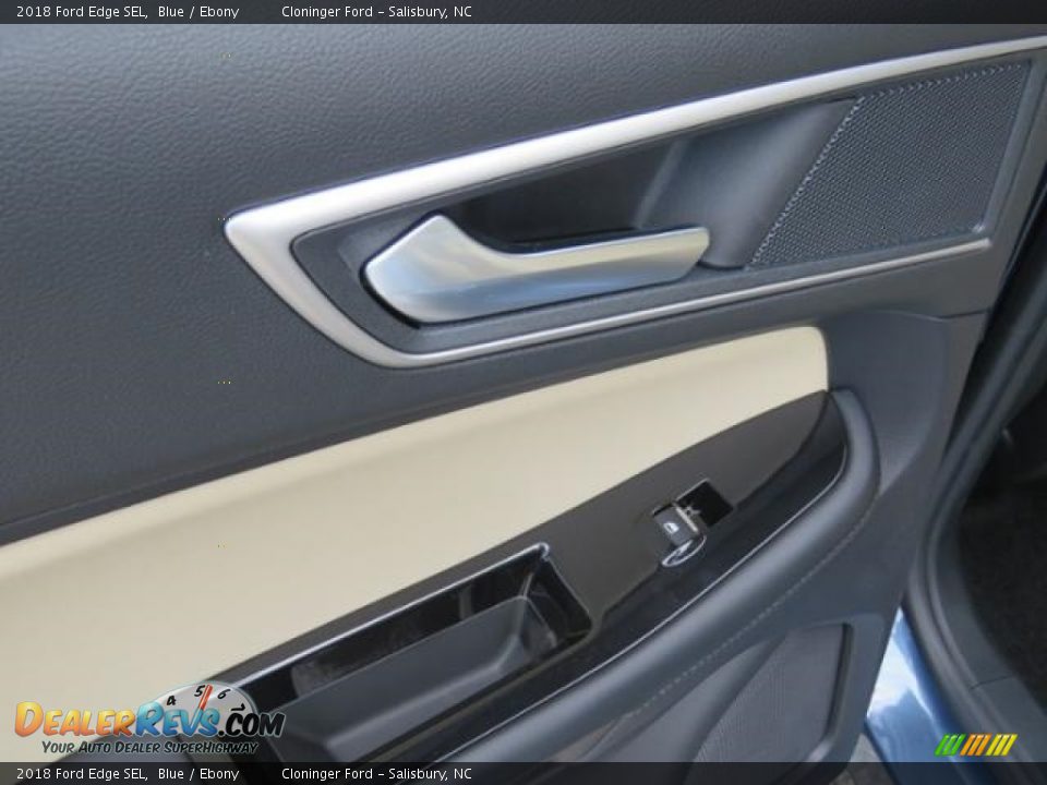 2018 Ford Edge SEL Blue / Ebony Photo #7
