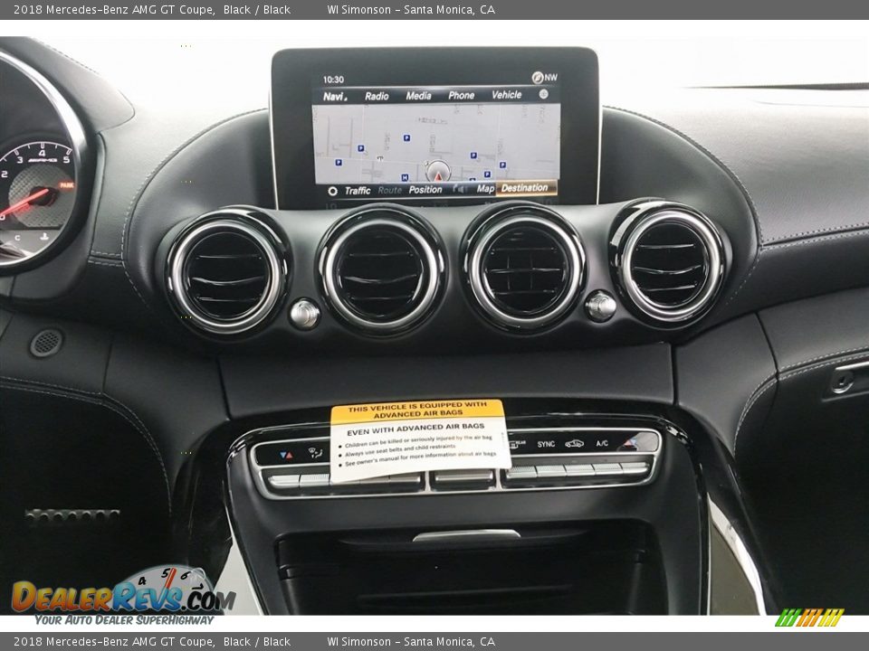 2018 Mercedes-Benz AMG GT Coupe Black / Black Photo #5