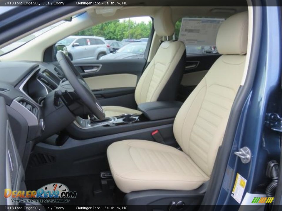 2018 Ford Edge SEL Blue / Ebony Photo #8