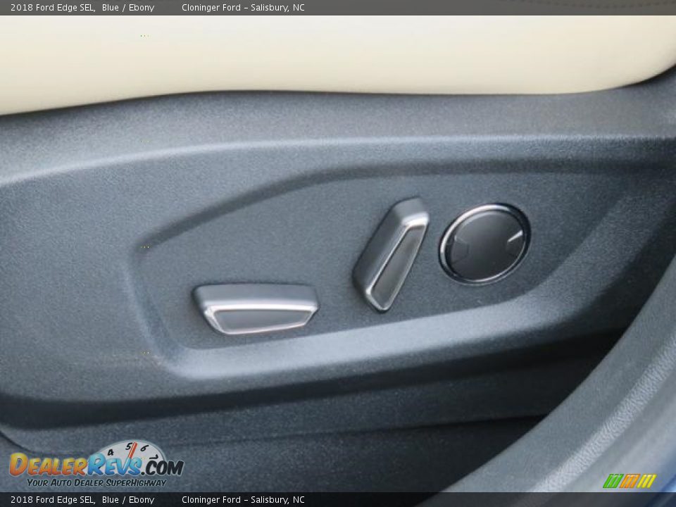 2018 Ford Edge SEL Blue / Ebony Photo #9