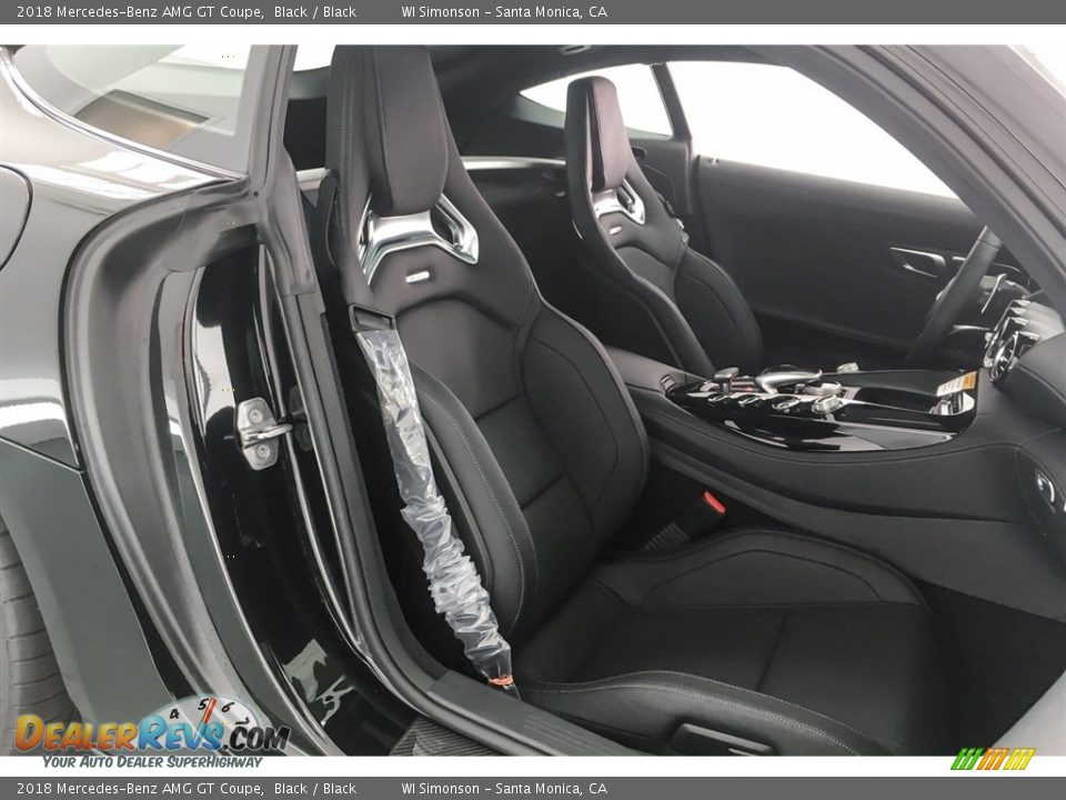 2018 Mercedes-Benz AMG GT Coupe Black / Black Photo #6