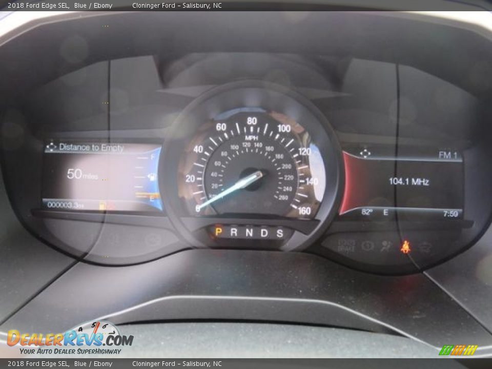 2018 Ford Edge SEL Blue / Ebony Photo #11
