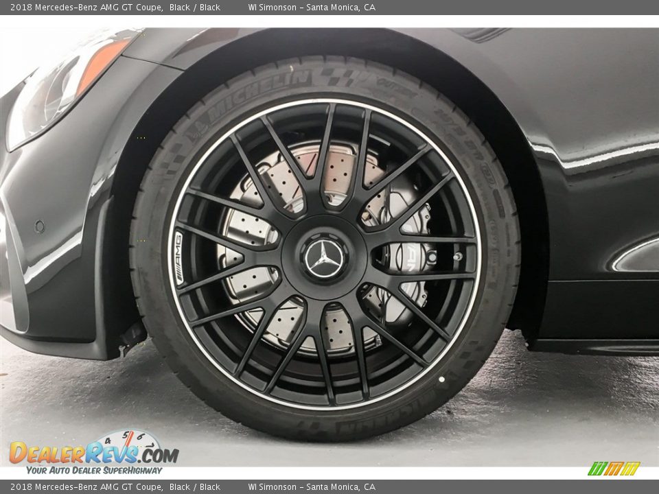 2018 Mercedes-Benz AMG GT Coupe Black / Black Photo #8