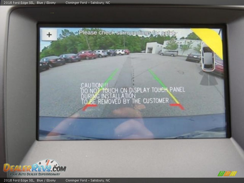 2018 Ford Edge SEL Blue / Ebony Photo #14
