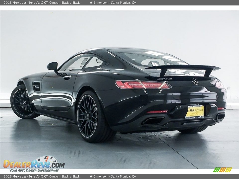 2018 Mercedes-Benz AMG GT Coupe Black / Black Photo #10
