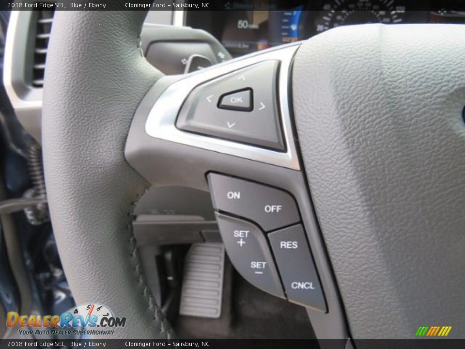 2018 Ford Edge SEL Blue / Ebony Photo #17