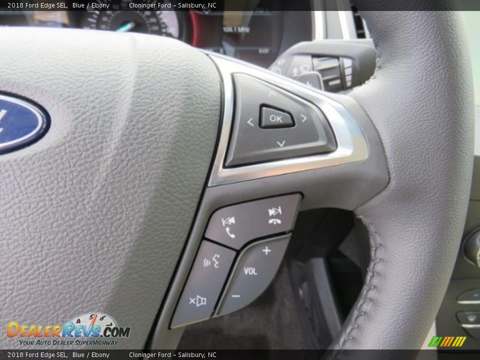 2018 Ford Edge SEL Blue / Ebony Photo #18
