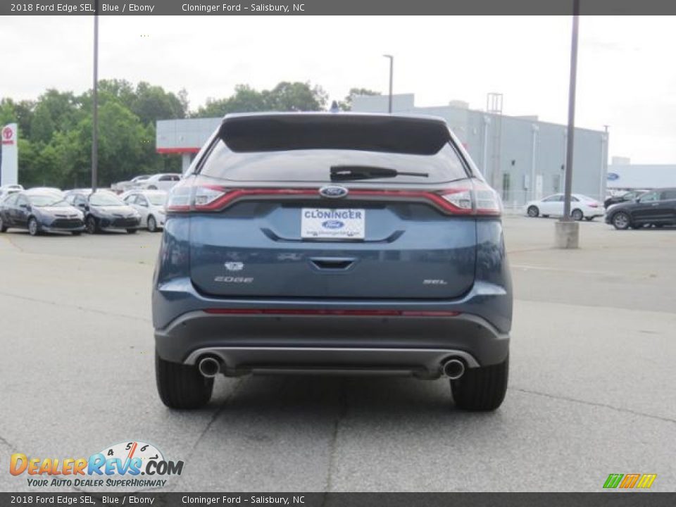 2018 Ford Edge SEL Blue / Ebony Photo #25