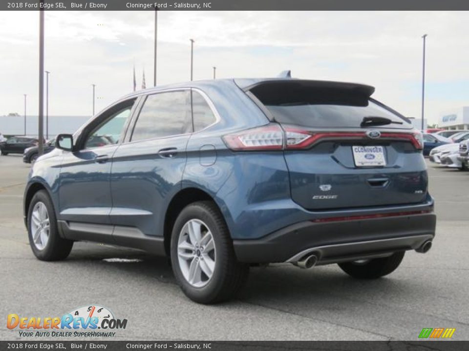2018 Ford Edge SEL Blue / Ebony Photo #26