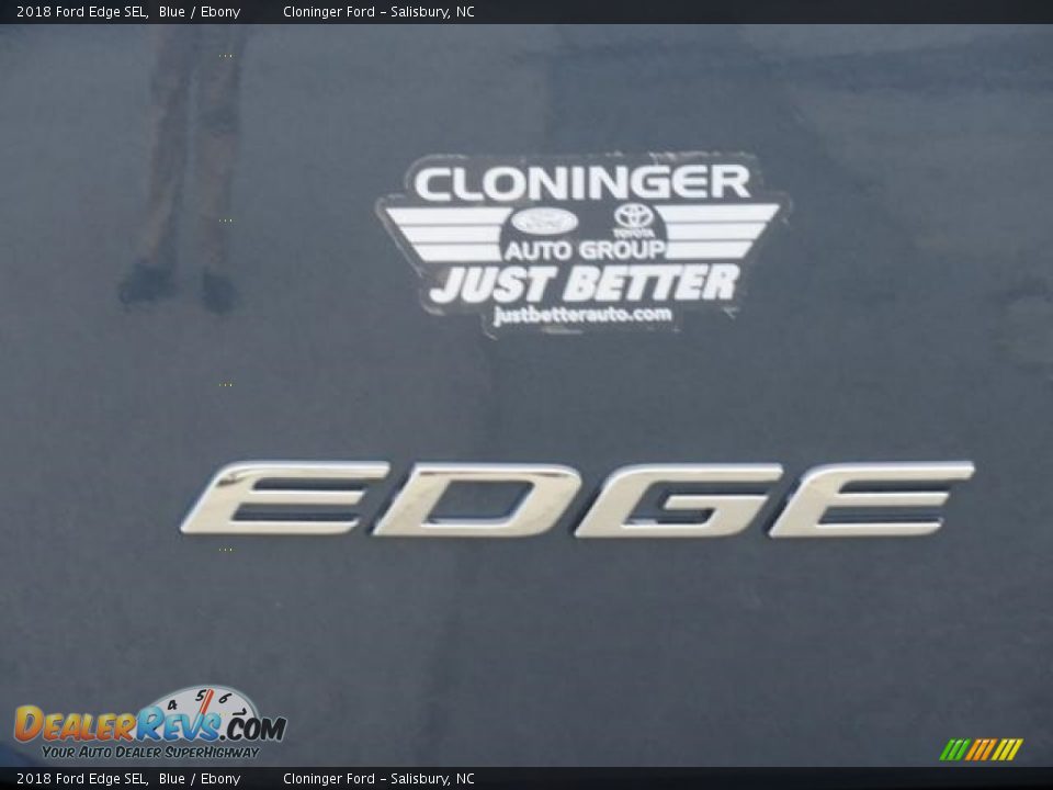 2018 Ford Edge SEL Blue / Ebony Photo #27