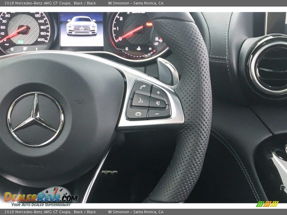 2018 Mercedes-Benz AMG GT Coupe Black / Black Photo #19