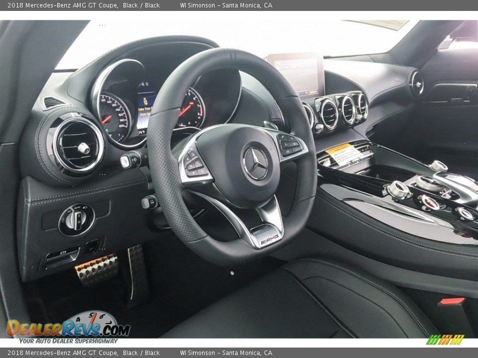 2018 Mercedes-Benz AMG GT Coupe Black / Black Photo #20