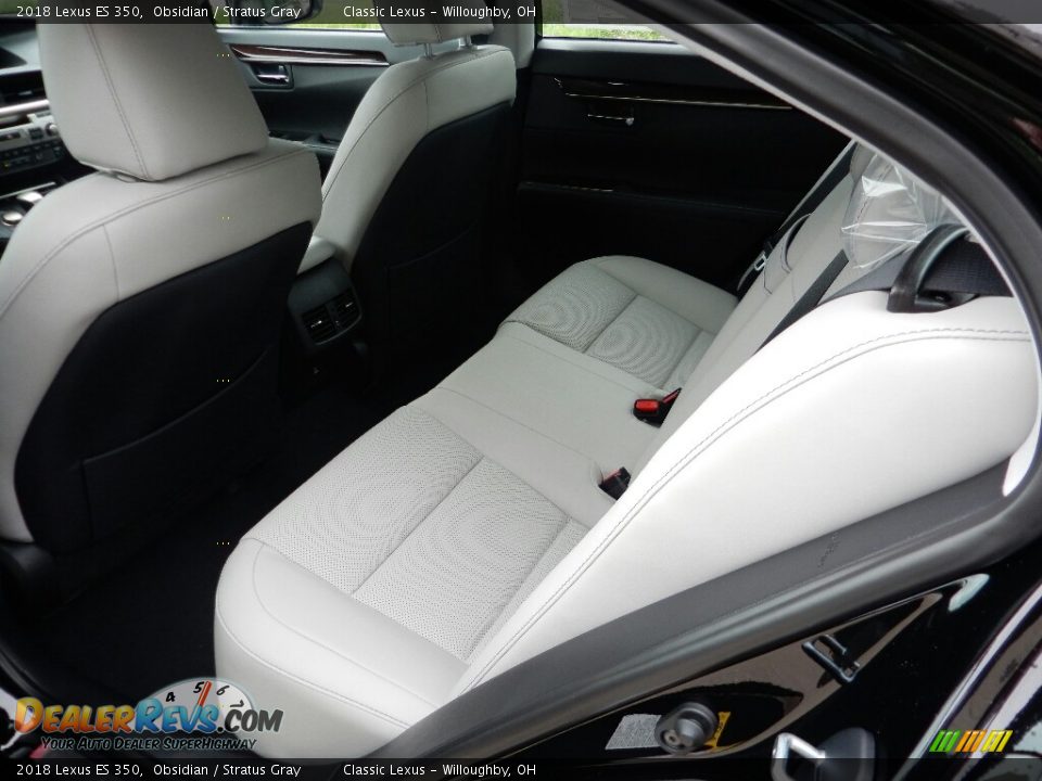 2018 Lexus ES 350 Obsidian / Stratus Gray Photo #3