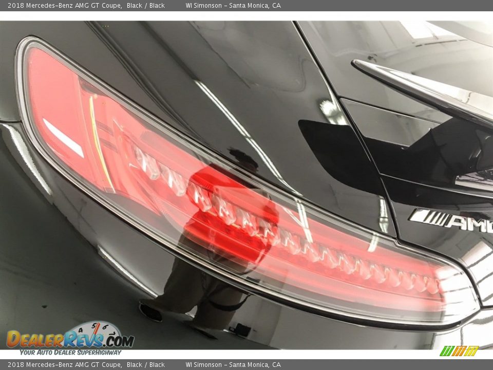 2018 Mercedes-Benz AMG GT Coupe Black / Black Photo #25