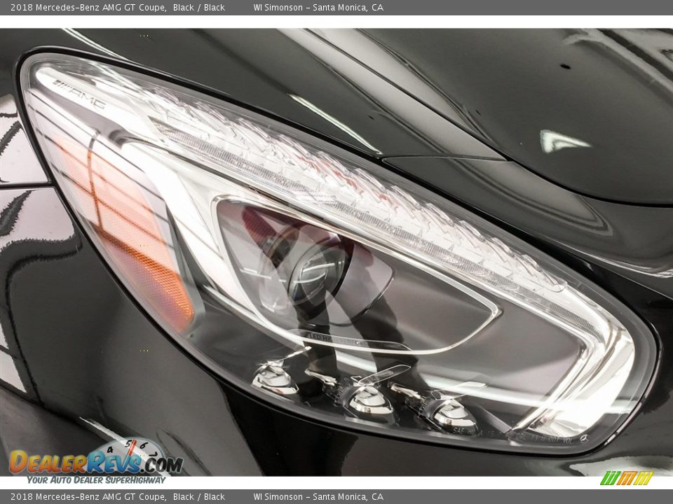 2018 Mercedes-Benz AMG GT Coupe Black / Black Photo #32