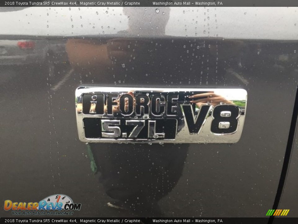 2018 Toyota Tundra SR5 CrewMax 4x4 Magnetic Gray Metallic / Graphite Photo #9
