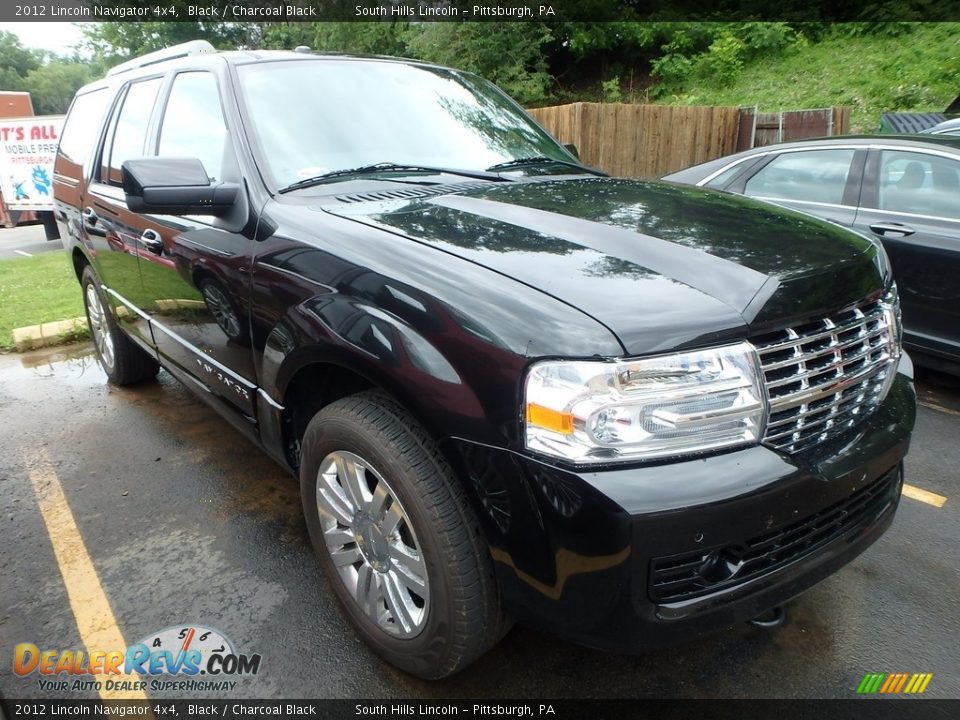 2012 Lincoln Navigator 4x4 Black / Charcoal Black Photo #4