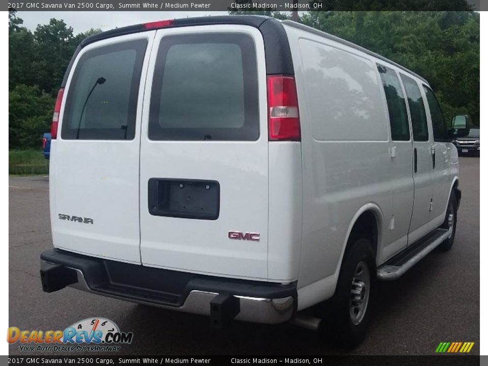2017 GMC Savana Van 2500 Cargo Summit White / Medium Pewter Photo #2