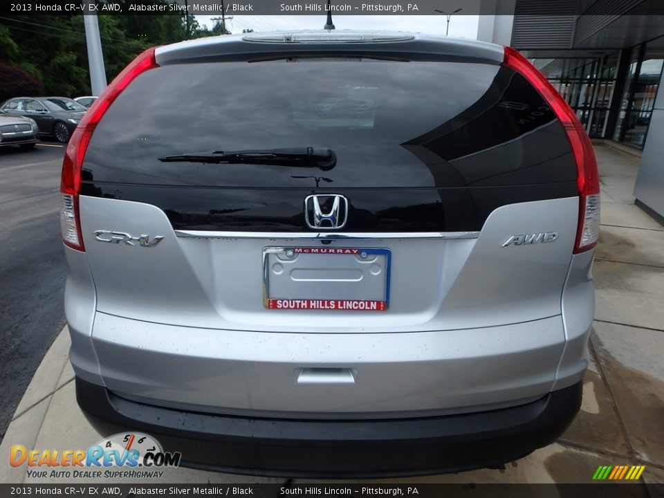 2013 Honda CR-V EX AWD Alabaster Silver Metallic / Black Photo #4