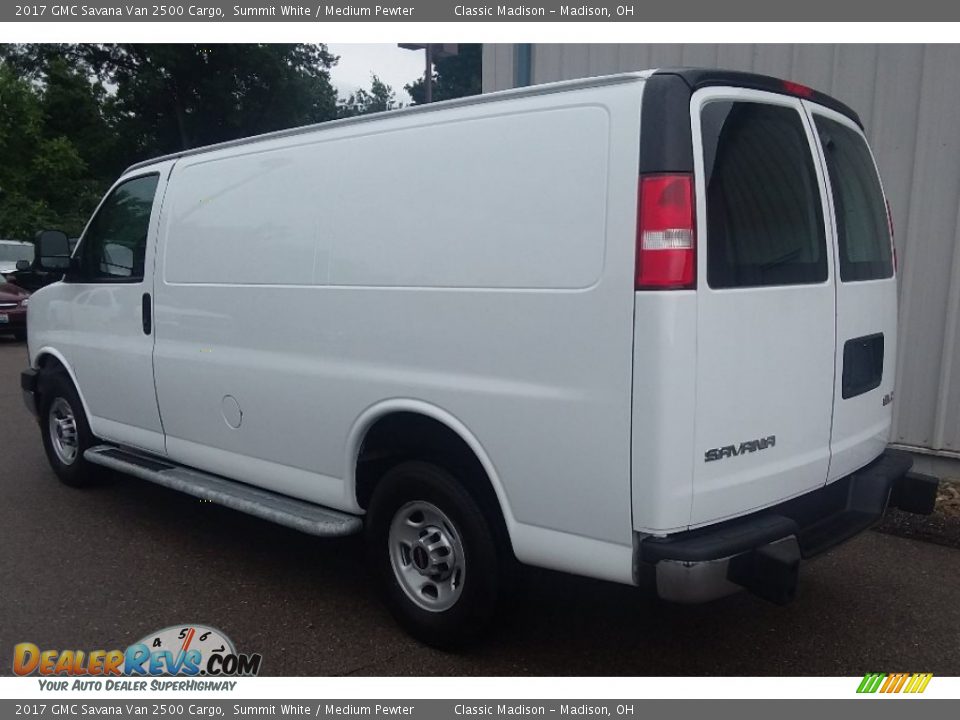 2017 GMC Savana Van 2500 Cargo Summit White / Medium Pewter Photo #3