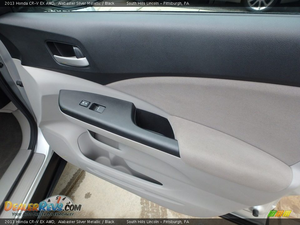 2013 Honda CR-V EX AWD Alabaster Silver Metallic / Black Photo #11