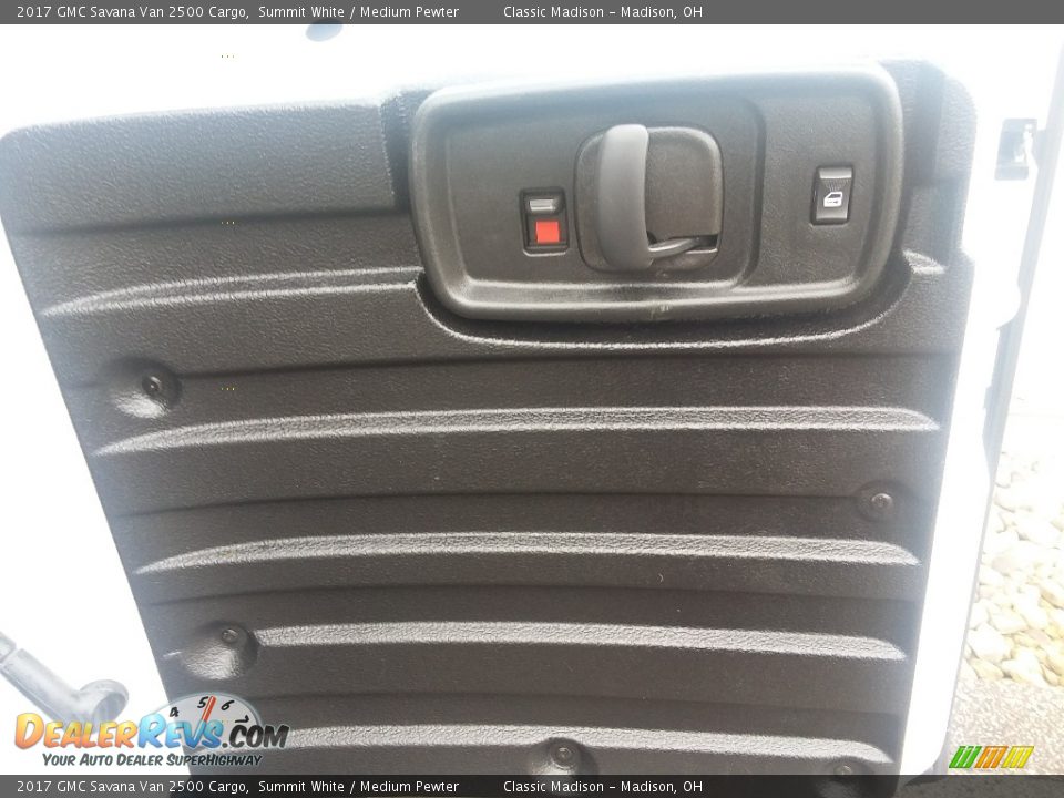 2017 GMC Savana Van 2500 Cargo Summit White / Medium Pewter Photo #12